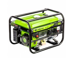 Генератор бензиновый БС-3500, 3.2 кВт, 230В, четырехтактный, 15 л, ручной стартер Сибртех