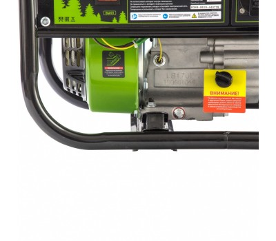 Генератор бензиновый БС-3500, 3.2 кВт, 230В, четырехтактный, 15 л, ручной стартер Сибртех