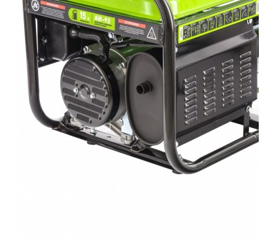 Генератор бензиновый БС-3500, 3.2 кВт, 230В, четырехтактный, 15 л, ручной стартер Сибртех