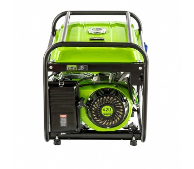 Генератор бензиновый БС-8000, 6,6 кВт, 230В, четырехтактный, 25 л, ручной стартер Сибртех
