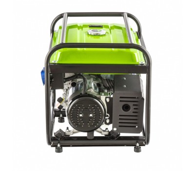 Генератор бензиновый БС-8000, 6,6 кВт, 230В, четырехтактный, 25 л, ручной стартер Сибртех