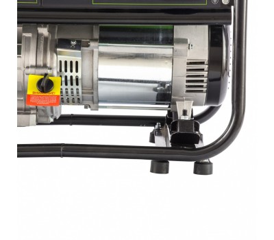 Генератор бензиновый БС-8000, 6,6 кВт, 230В, четырехтактный, 25 л, ручной стартер Сибртех