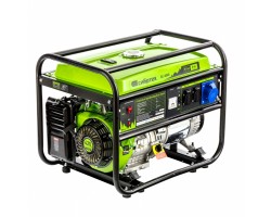Генератор бензиновый БС-8000, 6,6 кВт, 230В, четырехтактный, 25 л, ручной стартер Сибртех
