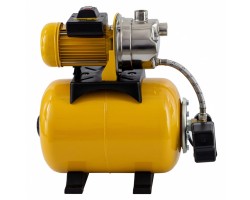 Насосная станция PS1000Х, 1000 Вт, 3500 л/ч, ресивер 24 л, подъем 44 м, нержавейка Denzel-foto6