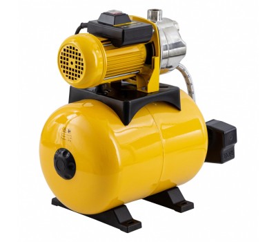 Насосная станция PS1000Х, 1000 Вт, 3500 л/ч, ресивер 24 л, подъем 44 м, нержавейка Denzel