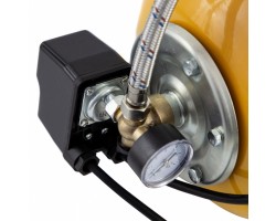 Насосная станция PS1000Х, 1000 Вт, 3500 л/ч, ресивер 24 л, подъем 44 м, нержавейка Denzel-foto10