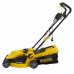 Газонокосилка электрическая GM-1200, 1200 Вт, ширина 32 см, 3 уровня, травосборник 25 л. Denzel
