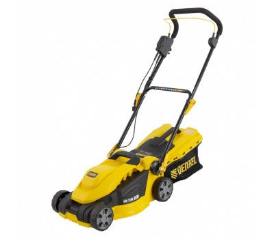 Газонокосилка электрическая GM-1200, 1200 Вт, ширина 32 см, 3 уровня, травосборник 25 л. Denzel