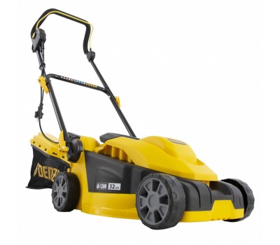 Газонокосилка электрическая GM-1200, 1200 Вт, ширина 32 см, 3 уровня, травосборник 25 л. Denzel