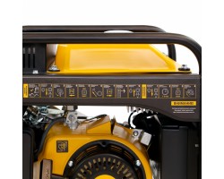 Генератор инверторный GT-3500iF, 3.5 кВт, 230 В, бак 5 л, открытый корпус, ручной старт Denzel-foto11