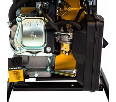 Генератор инверторный GT-3500iF, 3.5 кВт, 230 В, бак 5 л, открытый корпус, ручной старт Denzel