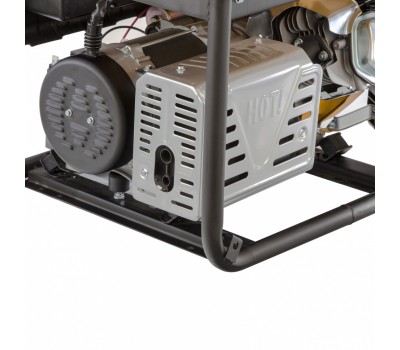 Генератор бензиновый PS 55 EA, 5.5 кВт, 230 В, 25 л, коннектор автоматики, электростартер Denzel