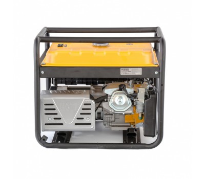 Генератор бензиновый PS 55 EA, 5.5 кВт, 230 В, 25 л, коннектор автоматики, электростартер Denzel