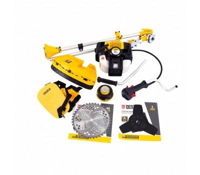 Триммер бензиновый DGT 330S, 33 см3, 1.8 л. с, разъемная штанга, состоит из 2 частей Denzel