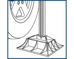 Опора для реечного домкрата на грунте, Off-RoaD Base Stels-foto2