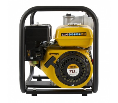 Мотопомпа бензиновая для чистой воды PX-80, 7 л.с, 3, 1000 л/мин, глубина 8 м, напор 30 м Denzel