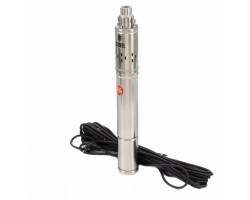 Скважинный насос DWS-3-75, винтовой, диаметр 3, 500 Вт, 1600 л/ч, напор 75 м Denzel