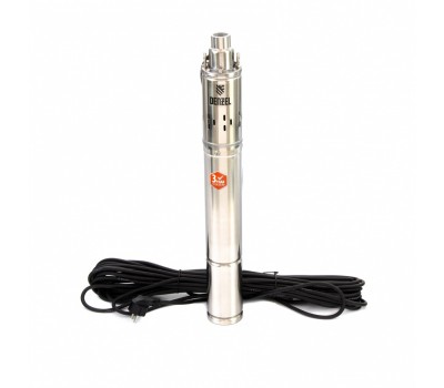 Скважинный насос DWS-3-75, винтовой, диаметр 3, 500 Вт, 1600 л/ч, напор 75 м Denzel