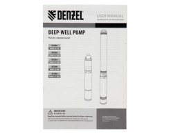 Скважинный насос DWS-3-75, винтовой, диаметр 3, 500 Вт, 1600 л/ч, напор 75 м Denzel-foto9