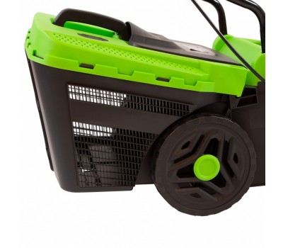 Газонокосилка электрическая L1500, 1500 Вт, ширина 33 см, 5 уровней, пластиковый травосборник 35 л Сибртех