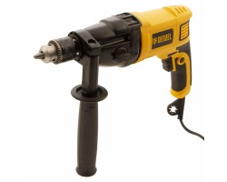 Дрель ударная ID-1050-2, 1050 Вт, 0-3000/0-1100 об/мин, 0-48000/0-17600 уд/мин, 2 скорости Denzel
