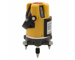 Уровень лазерный LX3, 10 м, ± 0.3 мм/1 м, 635 нм, 4 вертикальных, 1 горизонтальная плоскости, резьба 5/8 Denzel-foto5