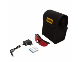 Уровень лазерный LX3, 10 м, ± 0.3 мм/1 м, 635 нм, 4 вертикальных, 1 горизонтальная плоскости, резьба 5/8 Denzel-foto15