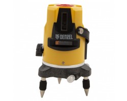 Уровень лазерный LX3, 10 м, ± 0.3 мм/1 м, 635 нм, 4 вертикальных, 1 горизонтальная плоскости, резьба 5/8 Denzel-foto3