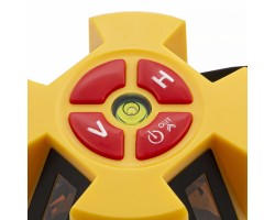 Уровень лазерный LX3, 10 м, ± 0.3 мм/1 м, 635 нм, 4 вертикальных, 1 горизонтальная плоскости, резьба 5/8 Denzel-foto10