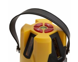 Уровень лазерный LX3, 10 м, ± 0.3 мм/1 м, 635 нм, 4 вертикальных, 1 горизонтальная плоскости, резьба 5/8 Denzel-foto14