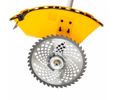 Триммер бензиновый DT 52, 52 см3, 3 л. с, неразъемная штанга, состоит из 2 частей Denzel