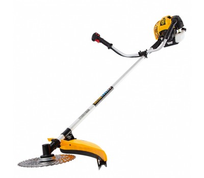 Триммер бензиновый DT 52, 52 см3, 3 л. с, неразъемная штанга, состоит из 2 частей Denzel