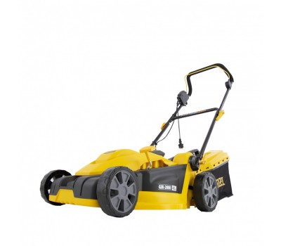 Газонокосилка электрическая GM-2000, 2000 Вт, ширина 43 см, 6 уровней, травосборник 45 л. Denzel