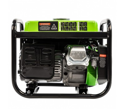 Генератор бензиновый БС-1200, 1 кВт, 230 В, четырехтактный, 5.5 л, ручной стартер Сибртех