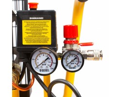 Компрессор воздушный BCI2300/50, ременный привод, 2.3 кВт, 50 литров, 400 л/мин Denzel-foto9