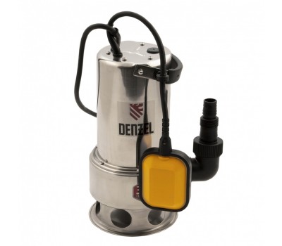 Дренажный насос DP1100X, 1100 Вт, подъем 11 м, 15500 л/ч Denzel