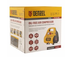 Компрессор воздушный безмасляный РС 1/6-180,1, 1 кВт, 180 л/мин, 6 л Denzel-foto19