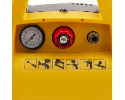 Компрессор воздушный безмасляный РС 1/6-180,1, 1 кВт, 180 л/мин, 6 л Denzel-foto11