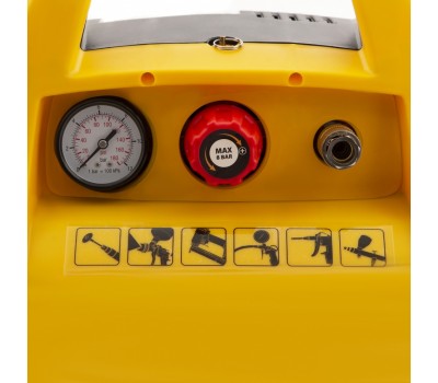 Компрессор воздушный безмасляный РС 1/6-180,1, 1 кВт, 180 л/мин, 6 л Denzel