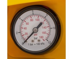 Компрессор воздушный безмасляный РС 1/6-180,1, 1 кВт, 180 л/мин, 6 л Denzel-foto9