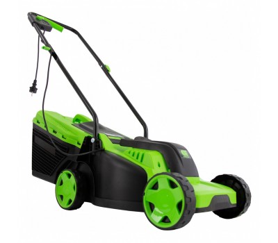 Газонокосилка электрическая L1200, 1200 Вт, ширина 32 см, 3 уровня, пластиковый травосборник 30 л. Сибртех