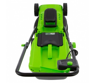 Газонокосилка электрическая L1200, 1200 Вт, ширина 32 см, 3 уровня, пластиковый травосборник 30 л. Сибртех