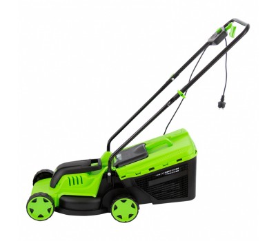 Газонокосилка электрическая L1200, 1200 Вт, ширина 32 см, 3 уровня, пластиковый травосборник 30 л. Сибртех