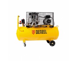 Компрессор воздушный BCI2300/100, ременный привод, 2.3 кВт, 100 литров, 400 л/мин Denzel-foto5