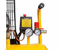 Компрессор воздушный BCI2300/100, ременный привод, 2.3 кВт, 100 литров, 400 л/мин Denzel-foto8