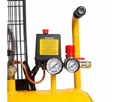 Компрессор воздушный BCI2300/100, ременный привод, 2.3 кВт, 100 литров, 400 л/мин Denzel