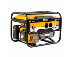 Генератор бензиновый PS 28, 2.8 кВт, 230 В, 15 л, ручной стартер Denzel