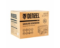 Генератор бензиновый PS 28, 2.8 кВт, 230 В, 15 л, ручной стартер Denzel-foto20