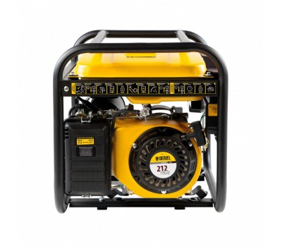 Генератор бензиновый PS 28, 2.8 кВт, 230 В, 15 л, ручной стартер Denzel