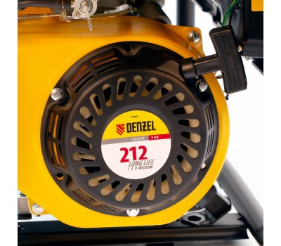 Генератор бензиновый PS 28, 2.8 кВт, 230 В, 15 л, ручной стартер Denzel